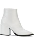 Mcq Alexander Mcqueen Pointed Ankle Boots - White