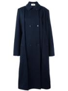 Ports 1961 Oversized Coat, Women's, Size: 40, Blue, Wool/polyamide/spandex/elastane/cotton