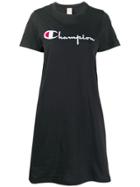 Champion Logo Printed T-shirt Dress - Black