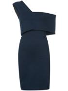 Rosetta Getty Banded Shoulder Dress - Blue