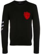 Dsquared2 Badge And Patch Sweater - Black