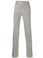Incotex Straight Leg Chino Trousers - Grey