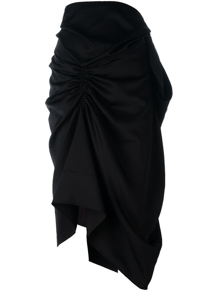 Loewe Asymmetric Ruched Skirt