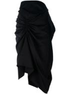 Loewe Asymmetric Ruched Skirt