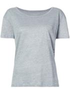 Majestic Filatures - Relaxed Fit T-shirt - Women - Linen/flax - 3, Grey, Linen/flax