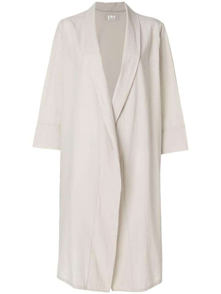 Labo Art Tronco Duster Coat - Nude & Neutrals