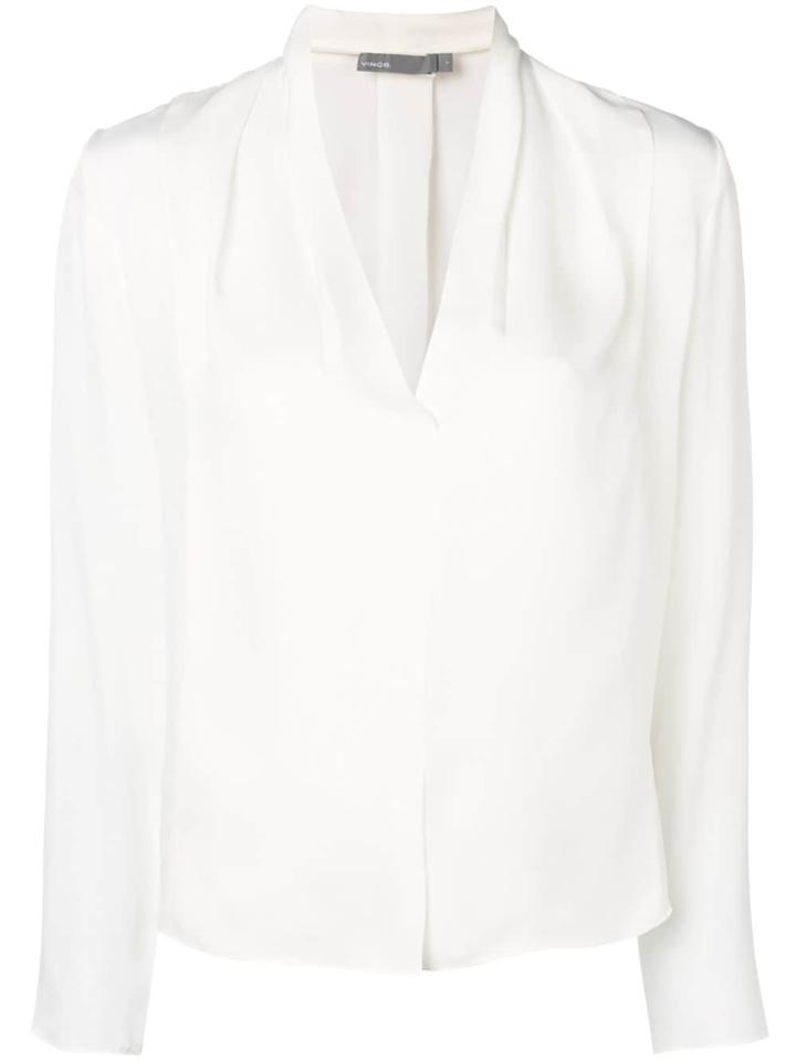 Vince V-neck Top - White