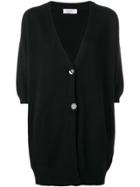 Barba Basic Cardigan - Black