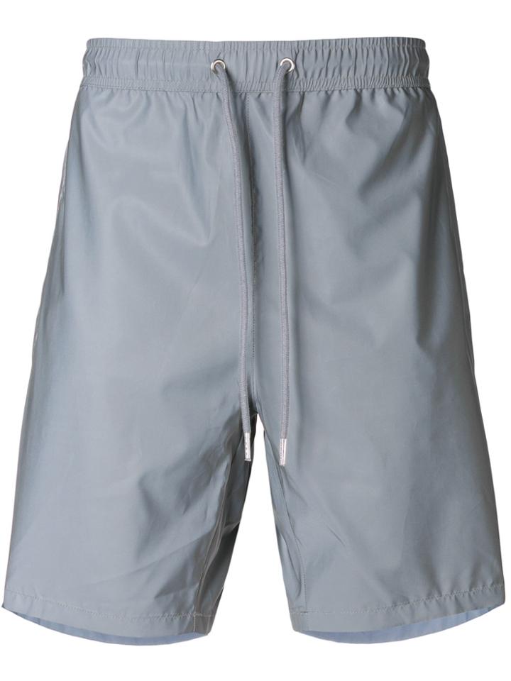 Soulland Drawstring Running Shorts - Grey