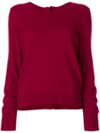 Dorothee Schumacher Buttoned Back Sweater - Red