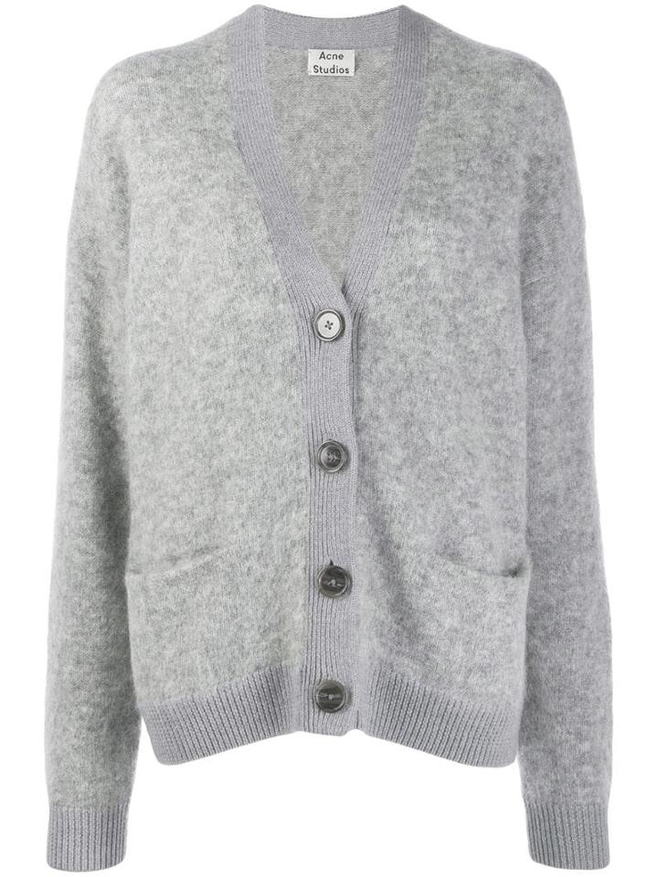Acne Studios Grandpa Relaxed-fit Cardigan - Grey