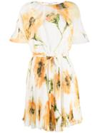 Blugirl Floral Flared Dress - Yellow