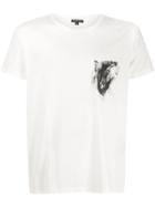 Ann Demeulemeester Horse Print T-shirt - White