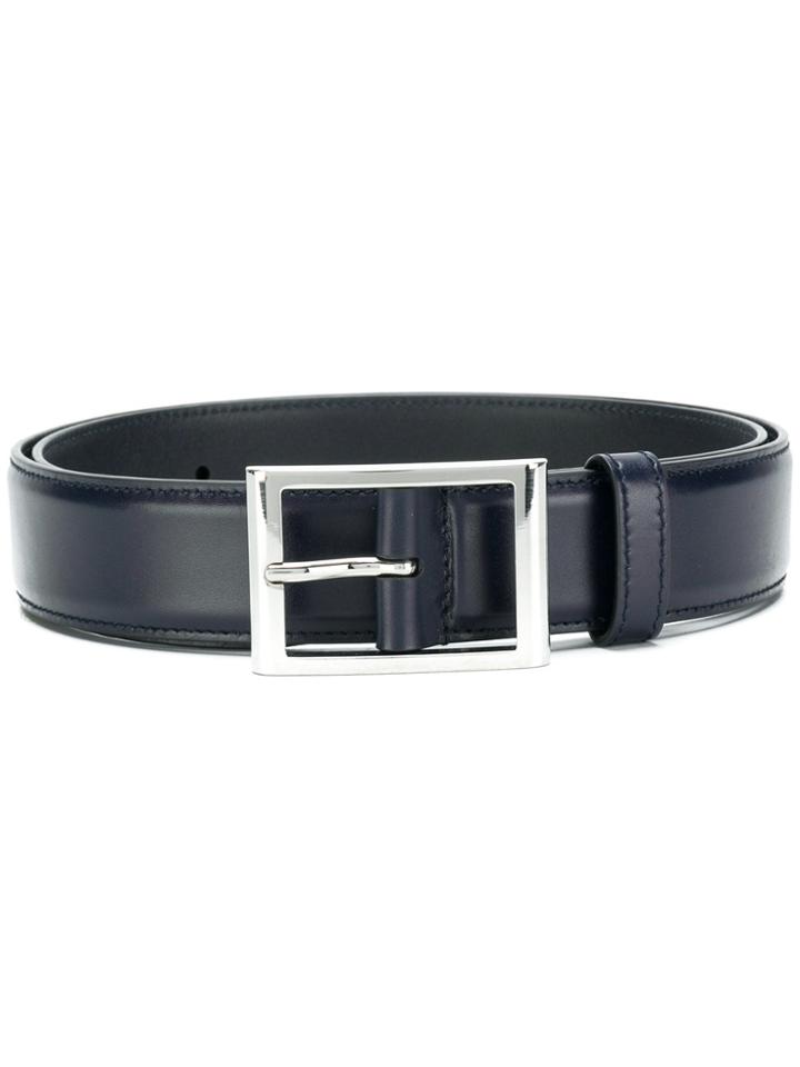 Prada Classic Buckle Belt - Blue