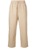 Wood Wood Cropped Trousers - Neutrals
