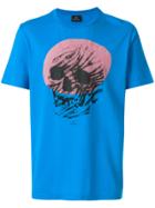 Ps By Paul Smith Abstract Skull Print T-shirt - Blue