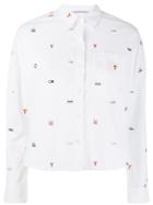 Tommy Jeans Embroidered Shirt - White