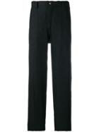 Issey Miyake Men Reversible Straight-leg Trousers - Black