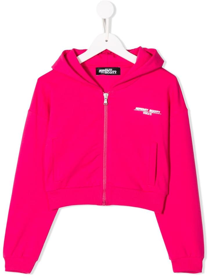 Jeremy Scott Junior Teen Logo Print Sweatshirt - Pink