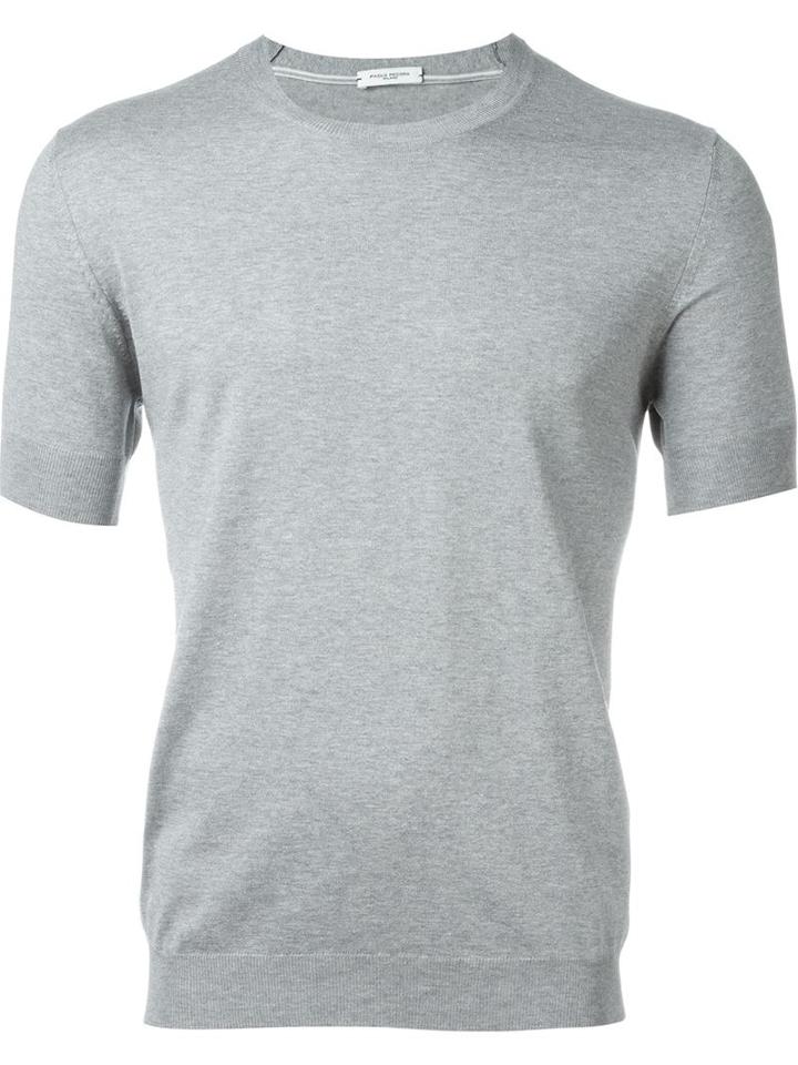 Paolo Pecora Elastic Cuff Sleeve T-shirt