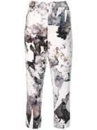 A.f.vandevorst Mid Rise Printed Trousers - White