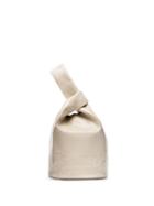 Jil Sander Small Market Patent Bucket Bag - White