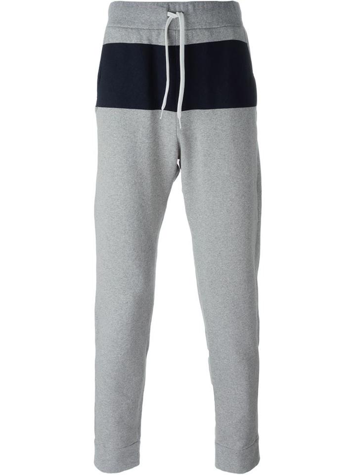 Tomas Maier Colour Block Drawstring Joggers
