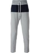 Tomas Maier Colour Block Drawstring Joggers