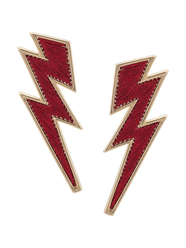 Mignonne Gavigan Lightning Earrings - Red