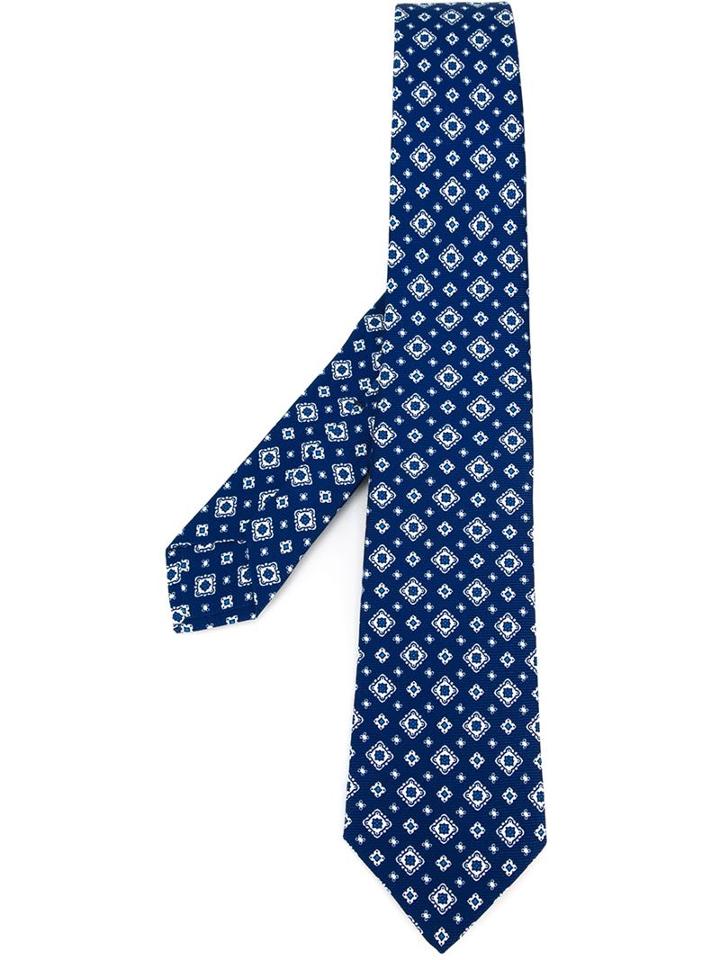 Kiton Diamond Medallion Neck Tie