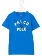 Ralph Lauren Kids Logo Print T-shirt, Boy's, Size: 12 Yrs, Blue