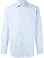 Canali Classic Shirt, Men's, Size: 44, Blue, Cotton