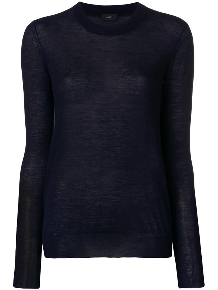 Joseph Cashair Knit Sweater - Blue