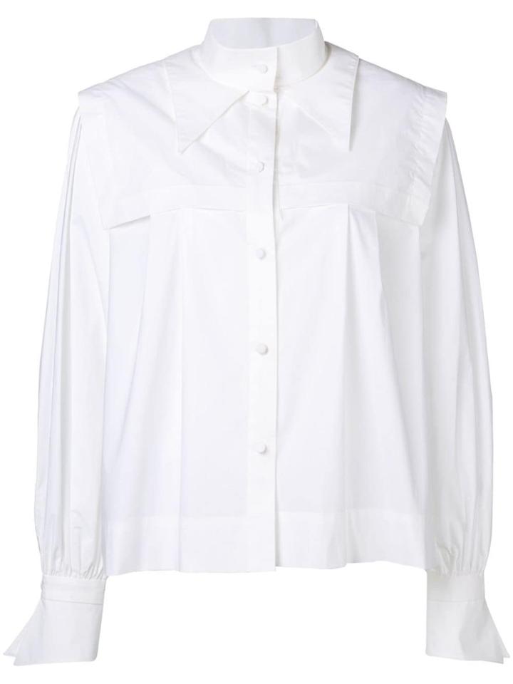 Karl Lagerfeld Geometric Collar Shirt - White