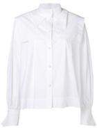 Karl Lagerfeld Geometric Collar Shirt - White