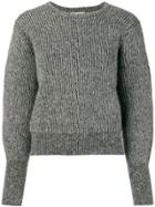 Maison Kitsuné Ribbed Pullover - Black