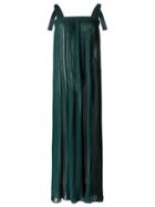 Adriana Degreas Maxi Dress, Women's, Size: G, Green, Polyester