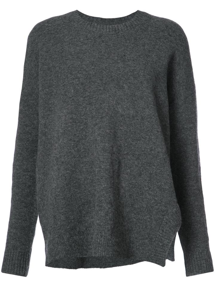 Derek Lam 10 Crosby Round Neck Sweater - Grey