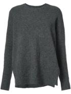 Derek Lam 10 Crosby Round Neck Sweater - Grey
