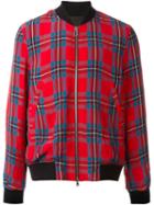 Ps By Paul Smith Checked Bomber Jacket