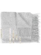 Theatre Products Logo Scarf, Women's, Grey, Wool/cashmere