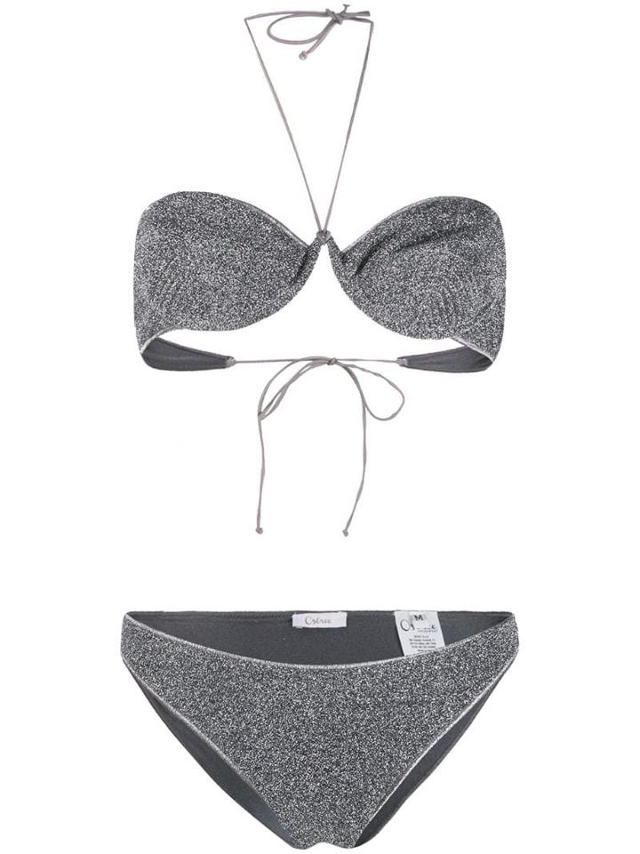 Oseree Lumière Balconette Bikini - Metallic