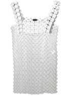 Paco Rabanne Ring Appliqué Dress - Neutrals