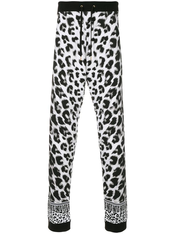Versus Leopard-print Track Pants - White