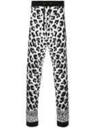 Versus Leopard-print Track Pants - White