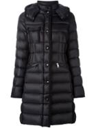 Moncler 'lioran' Long Padded Coat, Women's, Size: 3, Black, Polyamide/feather Down