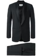 Maison Margiela Two Piece Smoking Suit, Men's, Size: 50, Black, Silk/cotton/polyester/virgin Wool