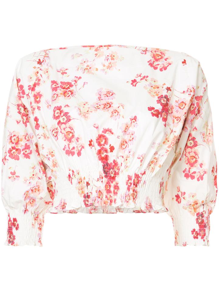 Jill Stuart Monica Fitted Blouse - Red
