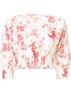Jill Stuart Monica Fitted Blouse - Red