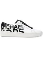 Michael Michael Kors Logo Print Low Top Sneakers - White